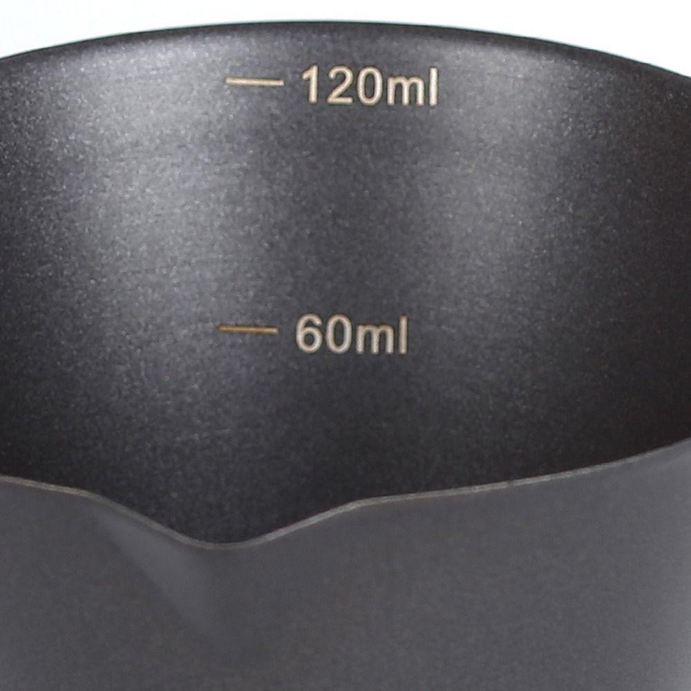 Wood Handle Espresso Measuring Cup 304 Stainless Steel Small Milk Pitcher  Kitchen Accessories