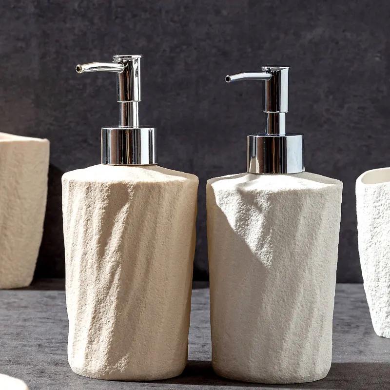 340ml Creative Resin Soap Dispenser lotion Bottle Hotel Luxury Press Bottle Shampoo Shampoo Shower Gel Split Bottle dispenser