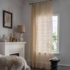 Vintage Hollow Crochet Lace Rod Pocket Sheer Curtain