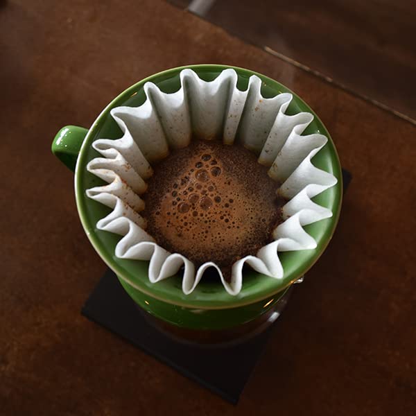 St. Anthony Coffee Dripper F70 Green, Ceramic, Hasami Ware, Made In Japan, 2-3 Cups