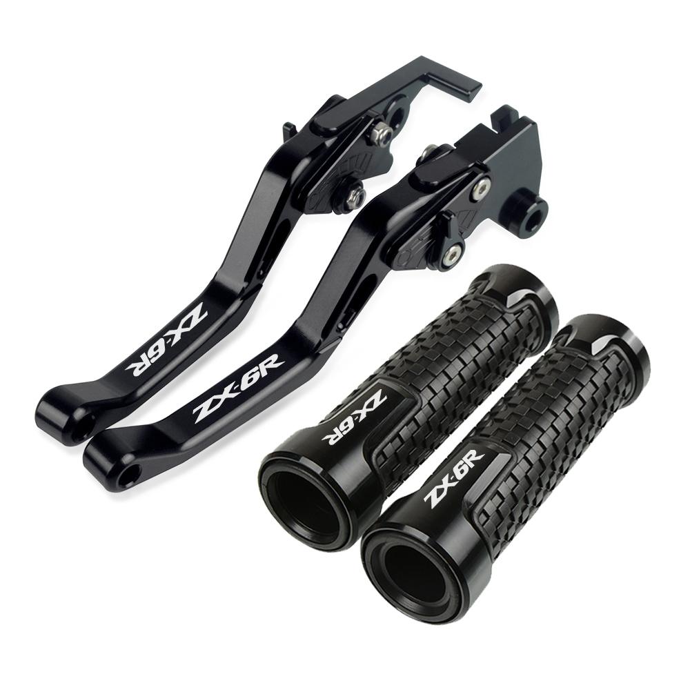 Motorcycle Clutch Brake Lever Adjustable Brake Handle Clutch Levers FOR KAWASAKI ZX6R ZX-6R 2000 2001 2002 2003 2004 2005