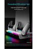 PS5 PRO/Slim RGB Cooling Station: Console Stand, Controller Charger, Disc Storage & Headset Rack