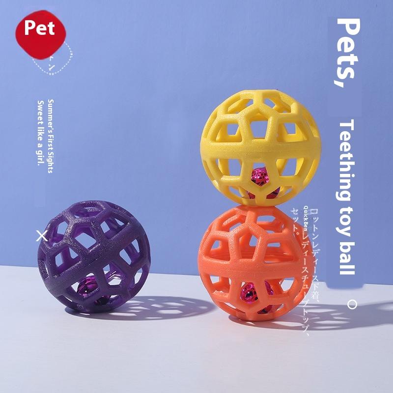 

Игрушка для питомца полый шарик с колокольчиком интерактивная игрушка для собаки тренировка восстановления содержит колокольчик артефакт для облегчения скуки у собаки