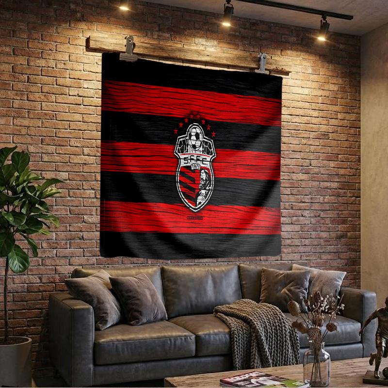 1PC Santos Futebol Emblem Tapestry, Unique Design Tapestry, Wall Decor for Bedroom,Livingroom, Playroom,Heartwarming Fan Holiday Gifts