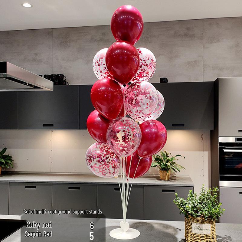 Floating Balloon Stand for Weddings and Birthdays: Room Decoration and Party Pillar.