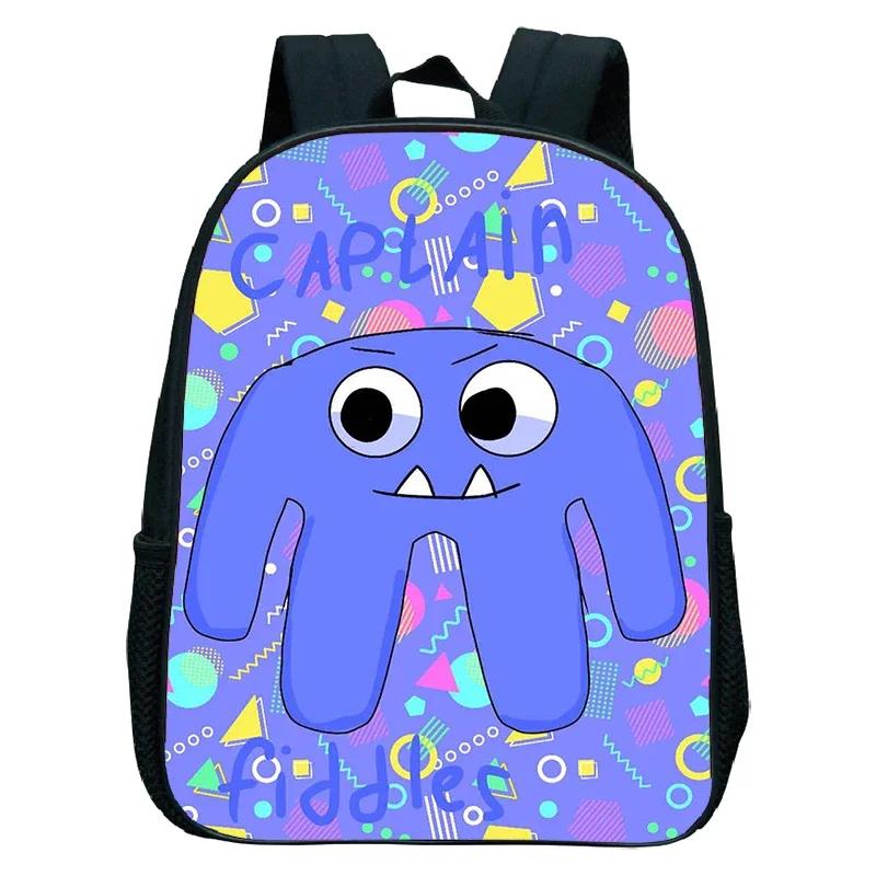 Lightweight Garten of BanBan Print  School Bags Kindergarten Backpack for Preschool Boys Girls Waterproof Kids Bookbag Mochlia