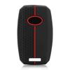 Silicone 2/3/4BT Flip Remote Car Key Shell For Kia Carens Ceed Rio Sportage Optima Sorento Cerato Soul Forte Seltos Fob Housing