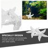 2Pcs Sea Star Decor High Quality Resin Marine Animals Fish Tank Ornament for Aquarium Decor Chic Stylish Design