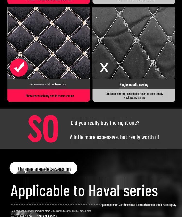 Custom Full Coverage Floor Mats for Haval H6, H2, Big Dog M6, Menglong F7, and H9