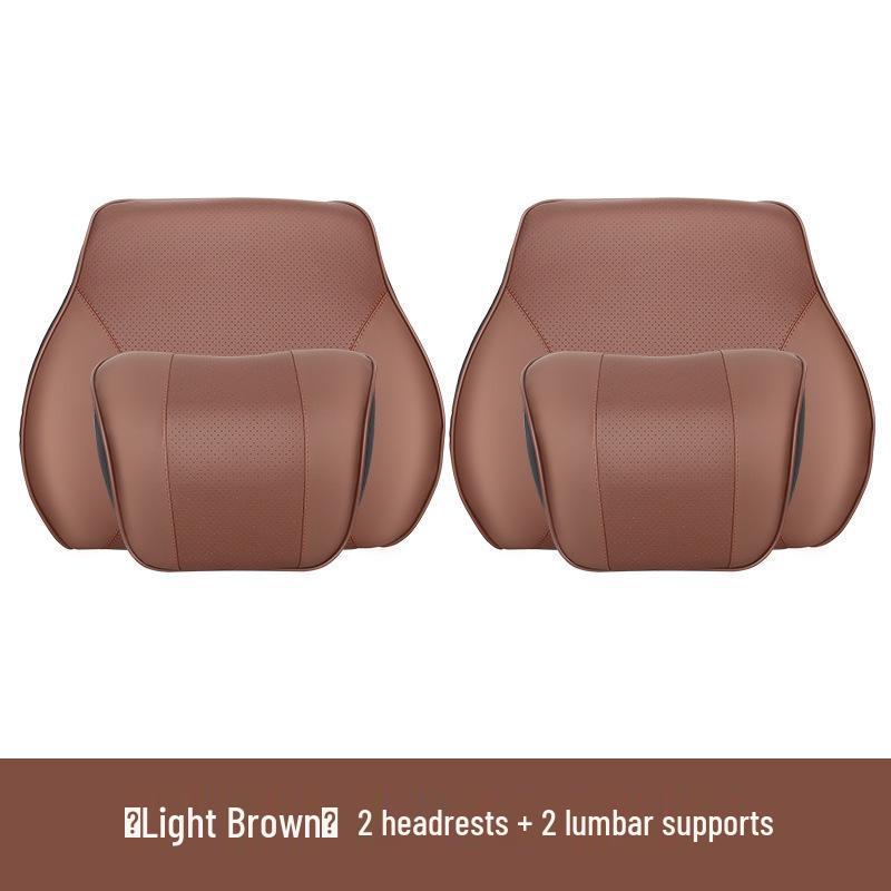 Cuscino per Poggiatesta e Supporto Lombare per Tesla Model Y/3/S/X per Modifica Interni Auto