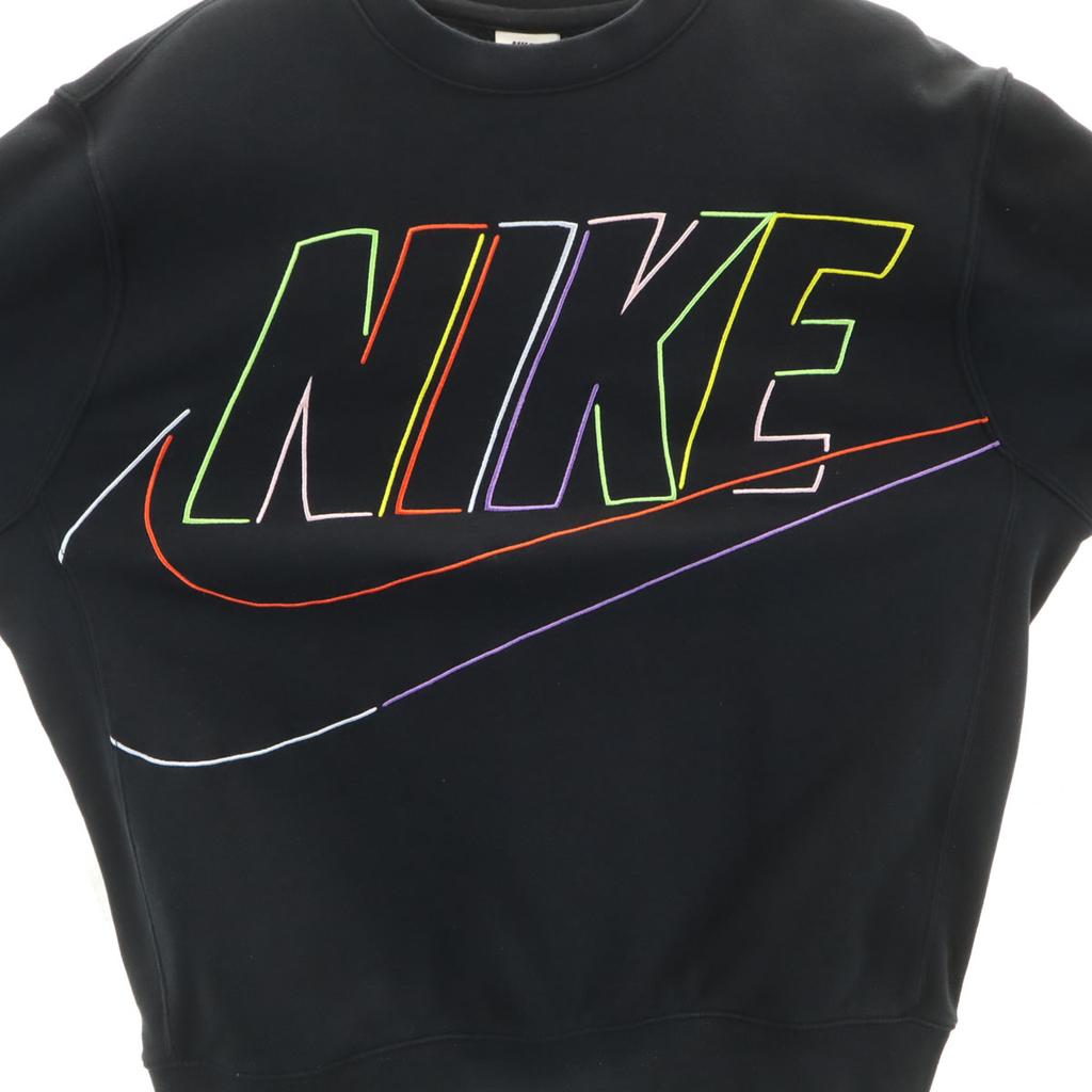 NIKE Vickswash Long sleeve sweat trainer L black Men's Used