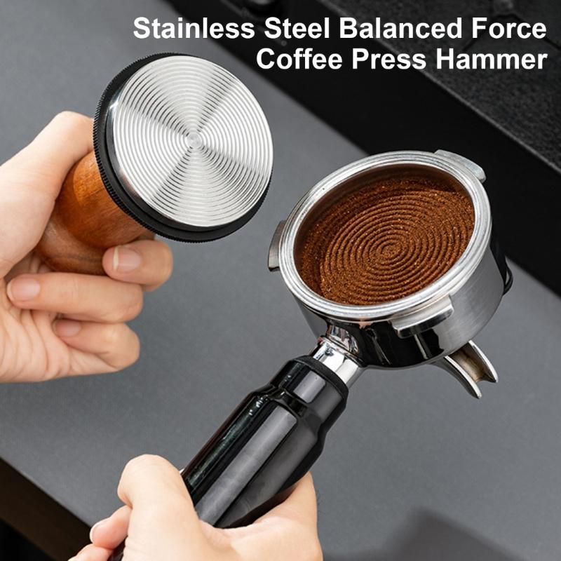 Espresso Kávový Tamper Nerezový Lis Espresso Pěchovací Nástroj Espresso Příslušenství Vhodné pro Kávový Prášek