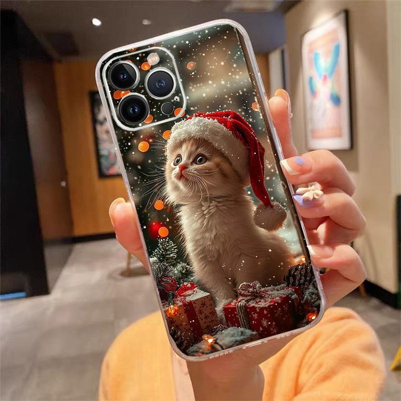 Phone Case For iphone 17 Pro Max 17 Air 16 15 14 13 Pro Max 15 16 Pro 15Plus Christmas Tree