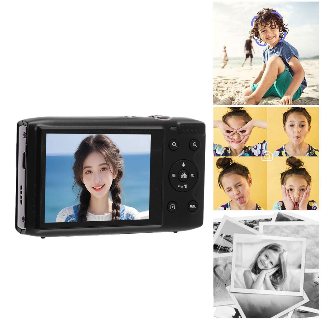 5K Digital Camera 72MP 2.8 Inch   HD Screen 16x Digital Zoom Auto   WiFi Digital Camera with Built in Flash for Travel Photography
