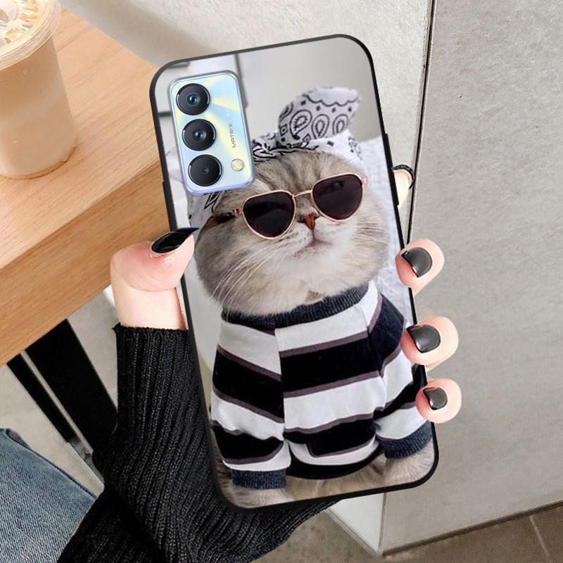 For Realme GT Master Edition Case 6.43Inch Cool Painted Case For OPPO Realme GT Master Edition Cover Silicone Back Bumper