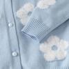 2-9 Years Girls Knitted Button Coat Cardigan Sweater