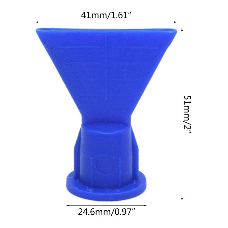 10 Stück Form Kegeldüsen für Kartuschenabdichtung Ersatzteil Düse Sprühspitzen Praktischer Silikon-Dichtstoffspender