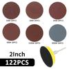 Sandpaper Set 20/50mm High Quality 80-7000 Grit Sanding Discs+Abrasives Hook & Loop Backer Plate+Shank Set For Polishing Tools