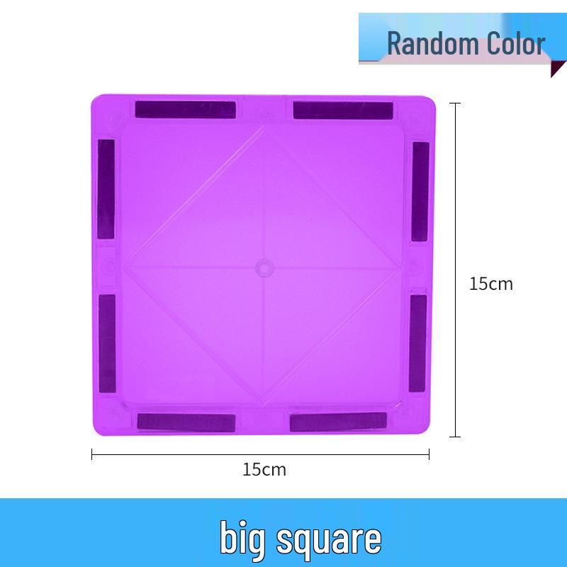 Stained Glass Magnetic Building Blocks for Children - Translucent Toy Set