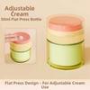 Push Down Mechanism Airless Pump Jar 50ml Capacity Empty Lotion Dispenser Outdoor