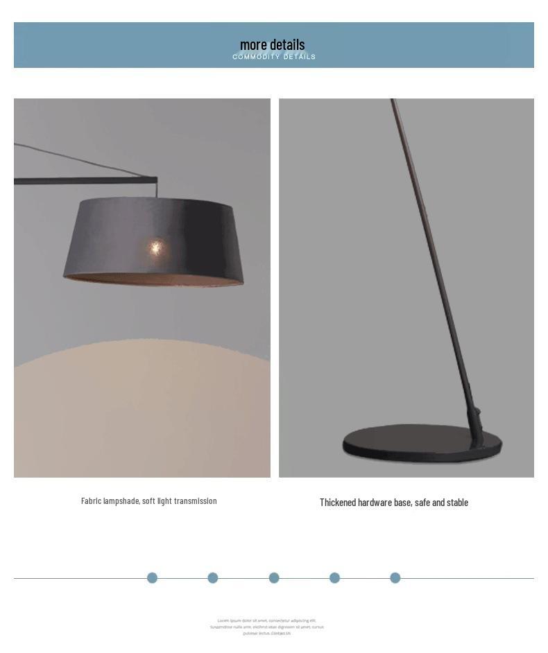 Nordic Minimalist Postmodern Floor Lamp - Danish Designer Lighting for Living Rooms, Bedrooms, Hotels.