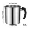 Candle Wax Melting Pot Convenient to Use with Heat-Resistant Handle Suitable for Experienced DIY Enthusiast
