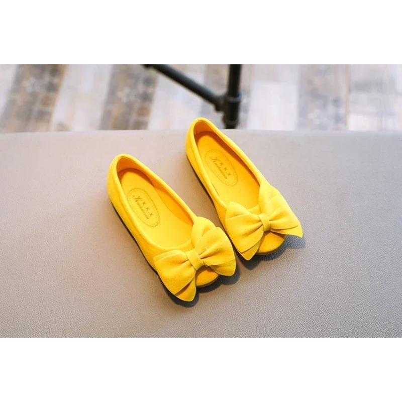 Modische Mädchenschuhe Große Schleife Bonbonfarbe Kinder Sandalen Zum Hineinschlüpfen Kinder Freizeitschuhe Weich