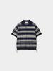 HAVE HAD Airy Cotton Collar Knit (Stripe Navy)