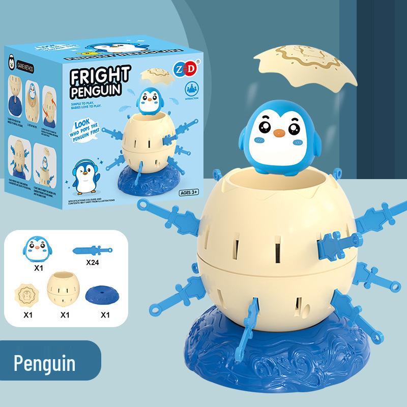 Penguin Pirate Bucket Game: Fun Decompression Toy for Kids & Parents