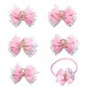 Lovely Bowknot Headband /Hair Clip for Little Girls Aged 1 Year To 6 Years Comfortable Birthday Party Headwear/Hairpin
