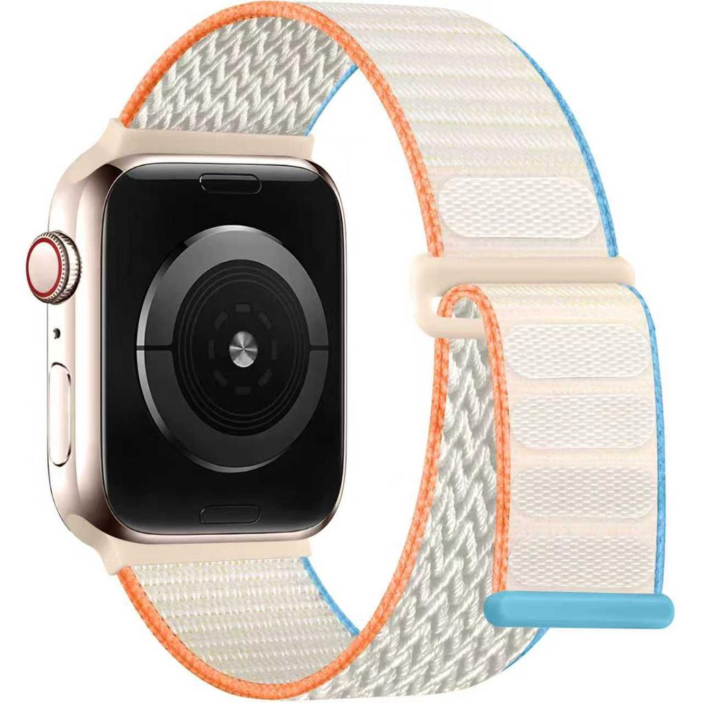 Yingda Professional Luxury Breathable Nylon Sports Band for Smartwatch with Double-Section Loop Hook & Loop Clasp Sizes 38-49mm