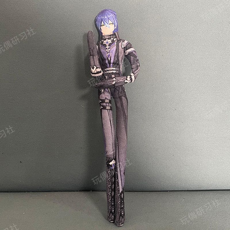 28cm Genshin Impact Wanderer Xiao Morax Cosplay Pluche Katoenen Pop Slank Draaibare Vorm Kamerdecoratie Abstract Model Cadeau
