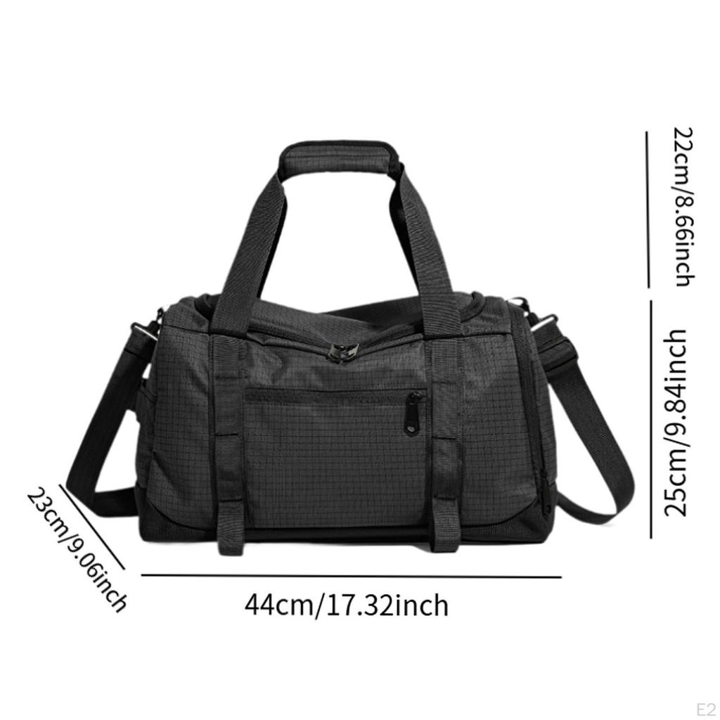 Gym Bag Dry and Wet Separation with Shoe Compartment Adjustable Strap Easy To Carry Luggage Sports