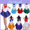 Vestido Estilo Sailor Moon Deslumbrante Com Acabamento Exquisito Para Cosplay de Halloween