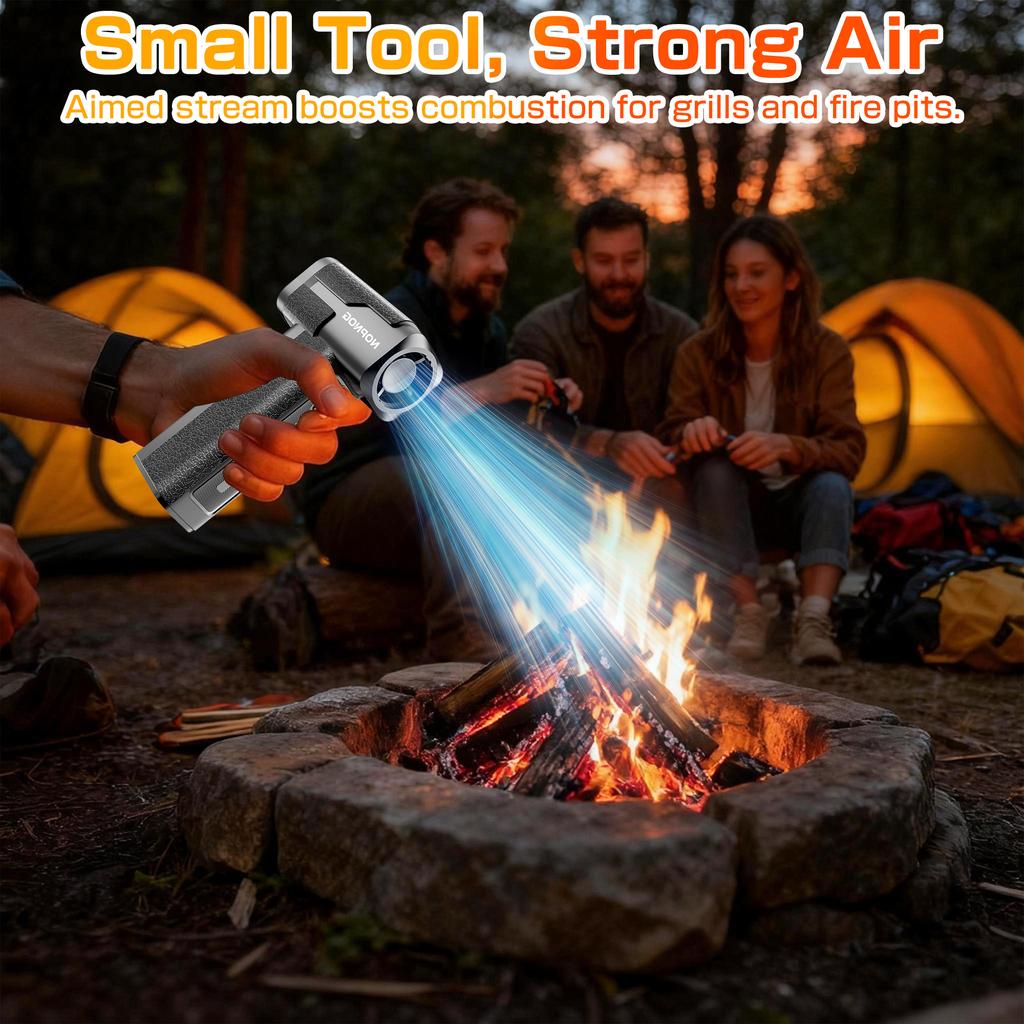 Type-C Charging Electric Air Duster Car Snow Removal Portable Car Accessories 4 Gears Adjustable 130000RPM Strong Blowing Turbo Blower Jet Fan
