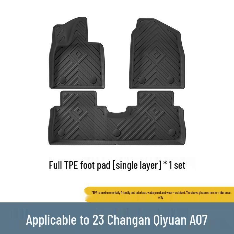 Custom TPE Floor, Trunk, and Seat Back Mats for 2023 Changan Qiyuan A07
