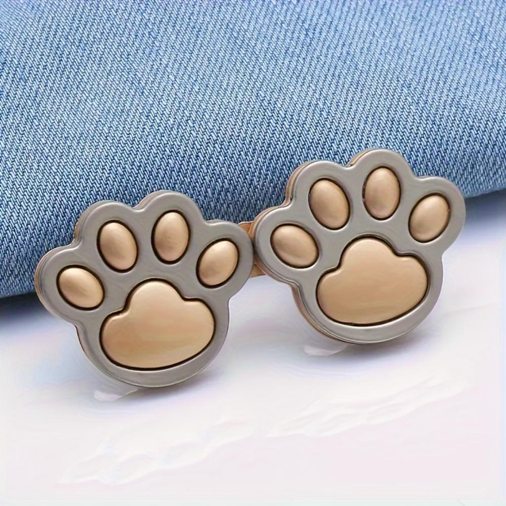 

Cute cat claw waist buckle pair, removable nail-free seam-free waist button, waist circumference large change small waist button - waist fit artifact One size