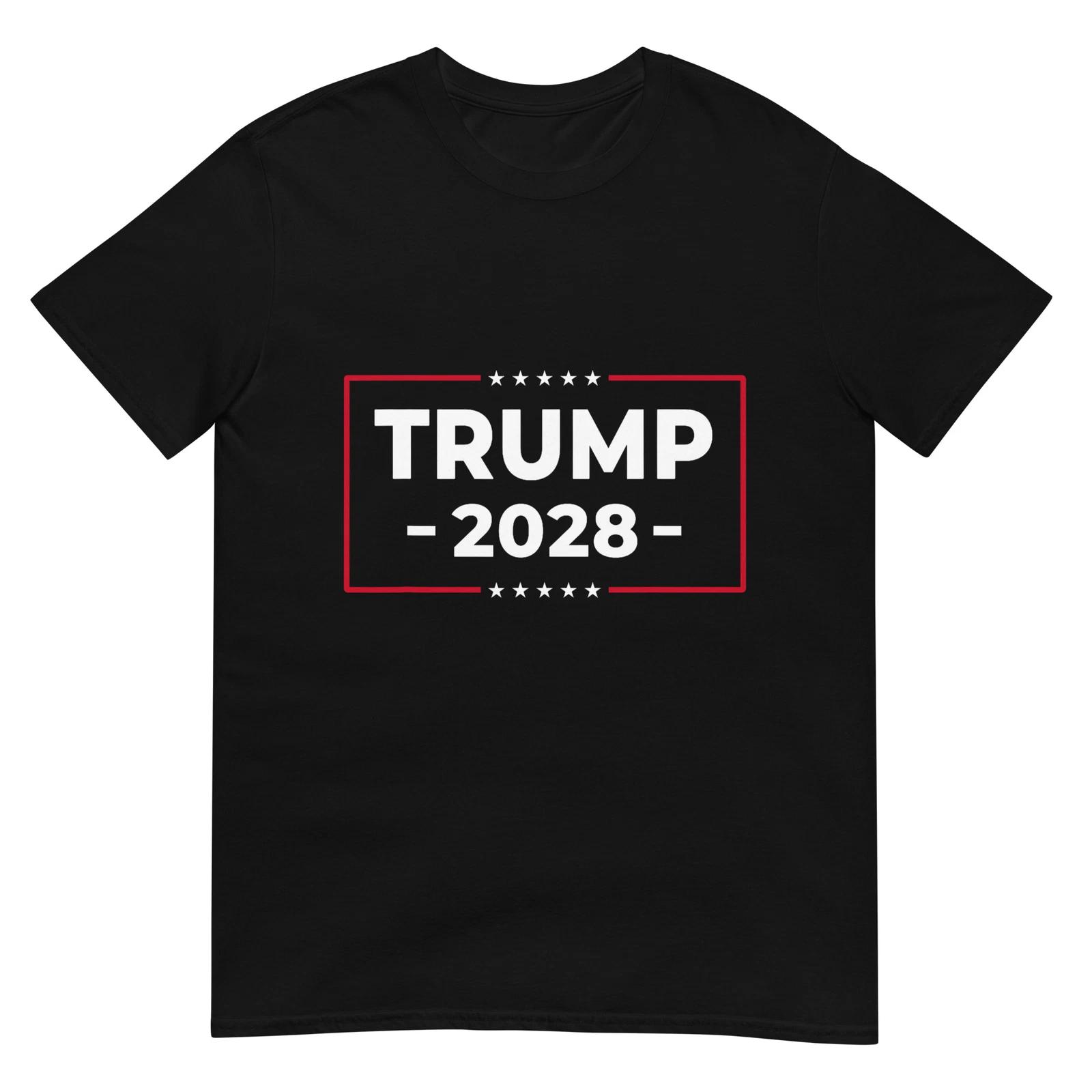 

Дональд Трамп 2028 Президент Американский Флаг Про Трампа Винтажная Футболка 2XL