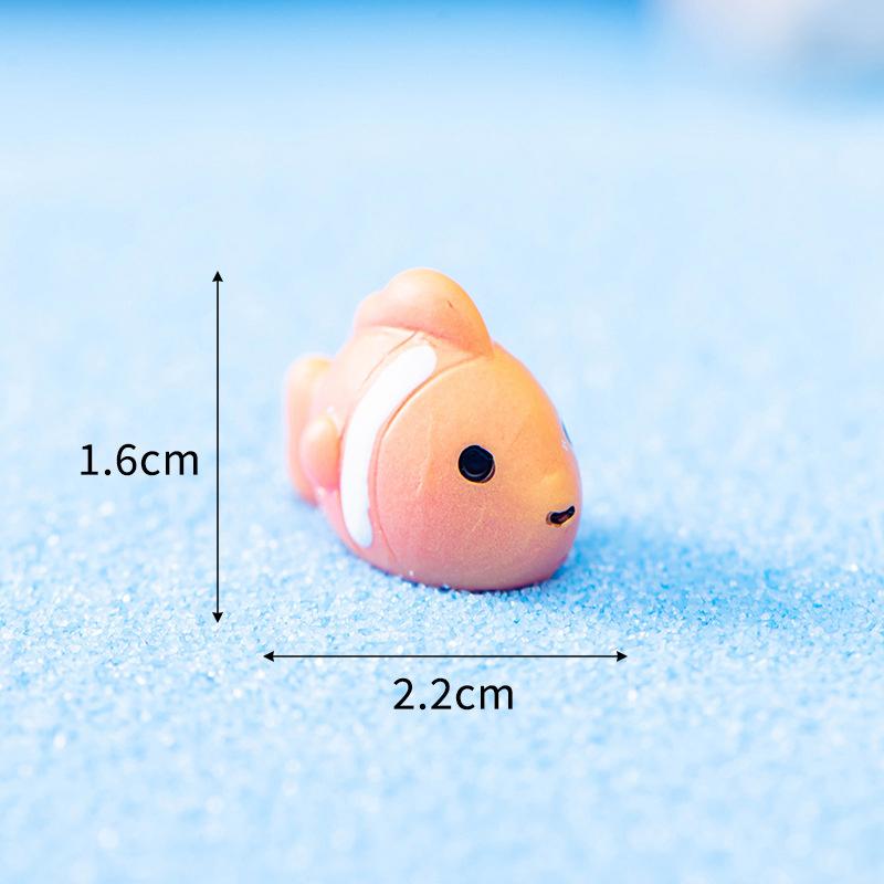 Creative Resin Ocean Animal Dolphins Qctopuses Jellyfish Figurine Landscape Car Ornaments Decor Aquarium Fish Tank Small