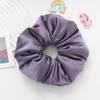 Silk Hair Tie Women 9.5cm Wide Satin Scrunchie With Soft Filling High Elasticity Handmade
