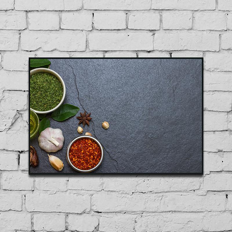 WCIC Yeni Yatay Versiyon Lezzetli Baharat Dekorasyon Boyama Sanatı Kumaş Ev Arka Plan Duvar Dekorasyonu Asılı Boyama