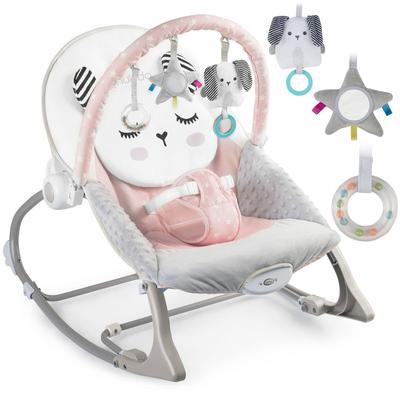 Nukido Rocker Bouncer with Vibration - Pink