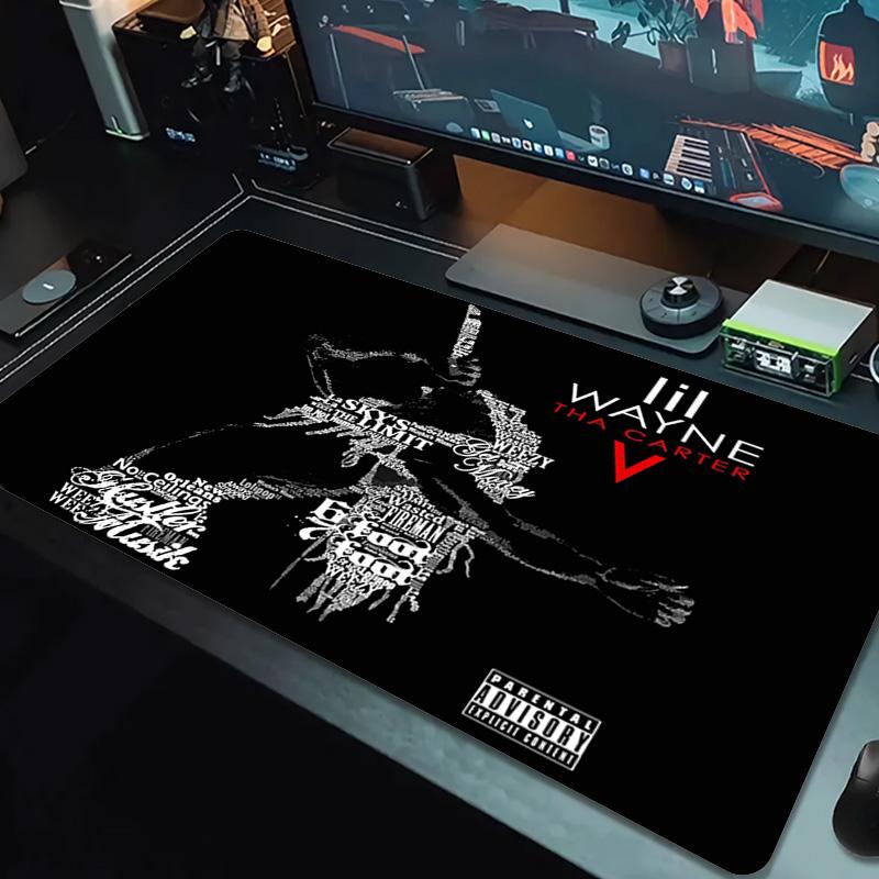 Lil Wayne Color Mouse Pad Large Gaming Table Cushion Non-slip Laptop Tablet Big Mousepad XXL Mat Mini PC Playmat With Lock Edge