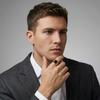 Stylish Black Stone Rings for Men Boys,Waterproof Stainless Steel Geometric Square Ring Signet Ring,Jewelry Gifts for Him