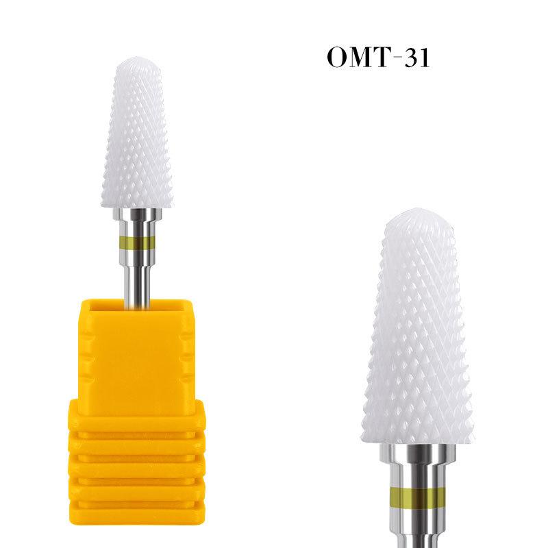 Electric Nail Drill Bit Milling Cutter Ceramic Tungsten Carbide Polishing Grinding Head For Manicure Cutters Nail Art Tools