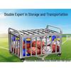 Jundingying Thickened Stainless Steel Basketball Cart