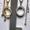 Minimalistische Zirkon-Rundanhänger-Halskette - Luxus-Schlüsselbein-Schmuck für Damen