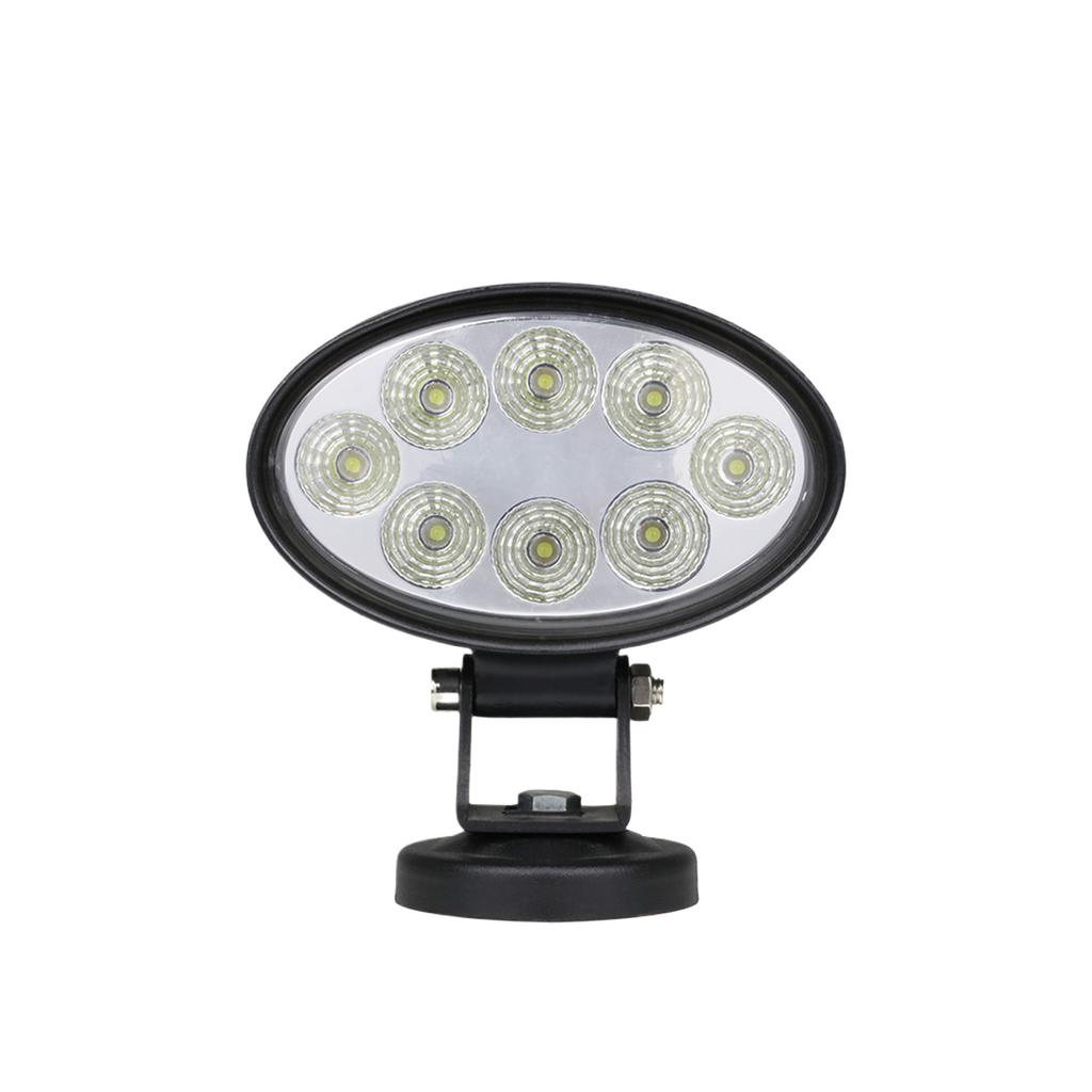 24W LED-Arbeitsscheinwerfer für Auto LKW Offroad Motorrad Scheinwerfer Ovale Form
