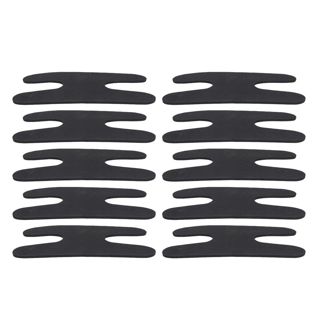 10 Stück Stiefel-Passform-Pads H-Form Weich Stoßdämpfend EVA Selbstklebend Knöchelwickel-Pads für Ski Snowboard