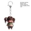 Schlüsselanhänger Acryl 2D Flach Bastelanhänger Wütendes Mädchen Stil Schlüsselanhänger Anhänger Kratzfest Tasche Hängendes Ornament Rucksack Zubehör